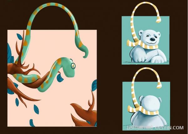 創意卡通手提袋印刷  第2張