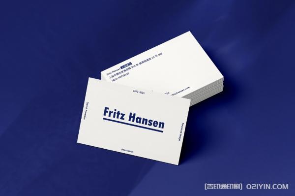 品牌單色白卡名片設(shè)計(jì)印刷報(bào)價(jià)  第4張